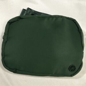 Gaiam sidekick belt bag fanny pack green nylon adjustable strap
